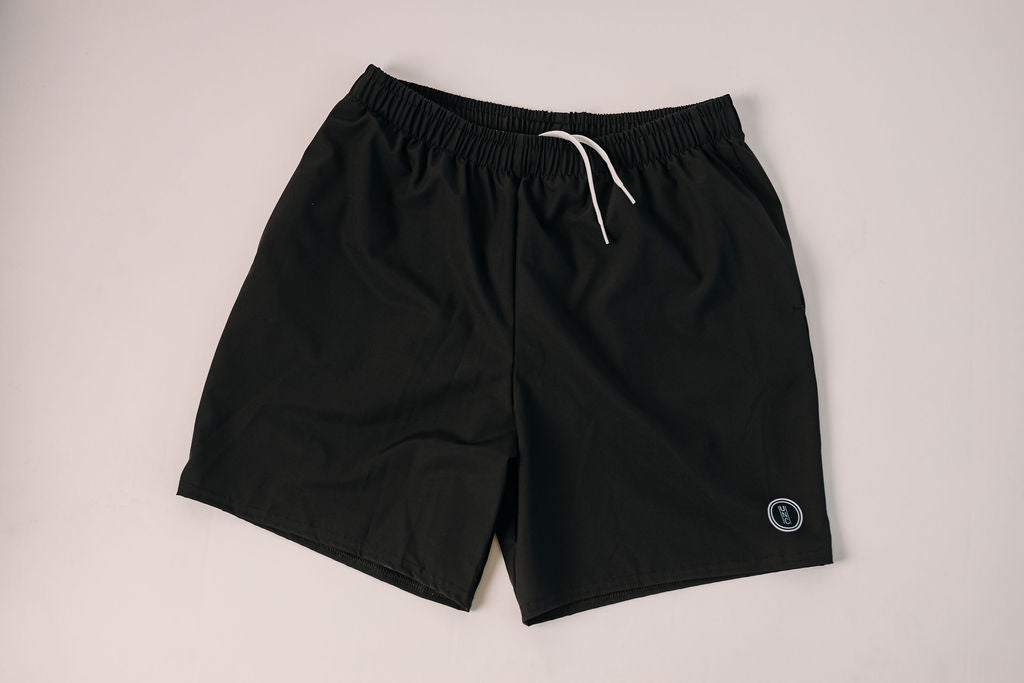 (UNCIRCULATED) BLACK GYM SHORTS